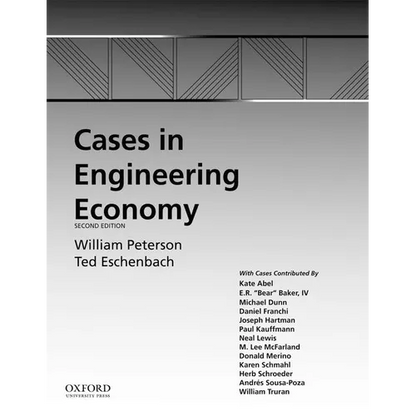 Cases in Engineering Economy - Paperback