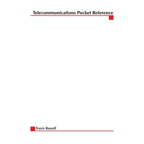 Telecommunications Pocket Reference - Paperback