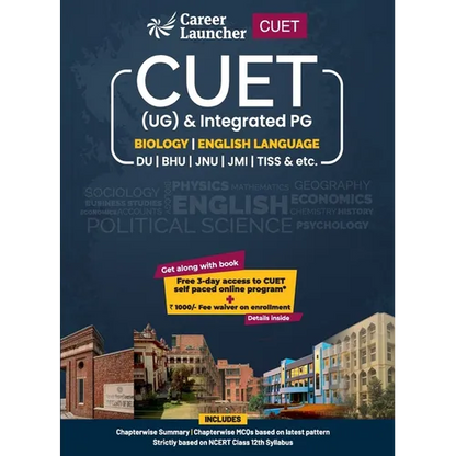 Cuet 2022: Biology and English Guide by Sneha Gurkha & Shiva Kumar - Paperback