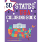 50 States USA Coloring Book: The 50 States Maps Of United States America Educational Coloring Book For Kids and Adults State Capitals Coloring Book - Paperback
