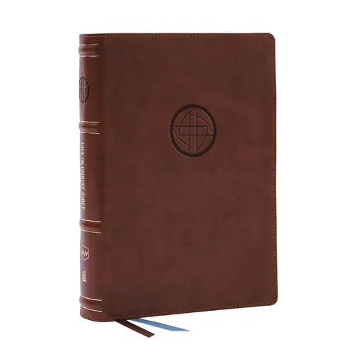 Life in Christ Bible: Discovering, Believing, and Rejoicing in Who God Says You Are (Nkjv, Brown Leathersoft, Red Letter, Comfort Print) - Imitation Leather