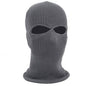 2 Holes Full Face Cover Hood Knitted Balaclava Face Mask