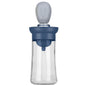 2-in-1 Glass Olive Oil Dispenser with Silicone Dropper