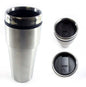 2-Pack: 16oz Cup Insulated Coffee Travel Mug Stainless Steel Thermos Tumbler