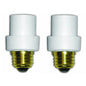 2-Pack:  Automatic Lamp Sensors Dusk Dawn Security Light Bulb Socket