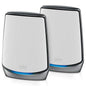 2-Pack: Netgear Orbi Whole Home Tri-band Mesh WiFi 6 System RBK852 Router (Refurbished)