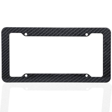 2-Pack: OxGord Carbon fiber License Plate Frame