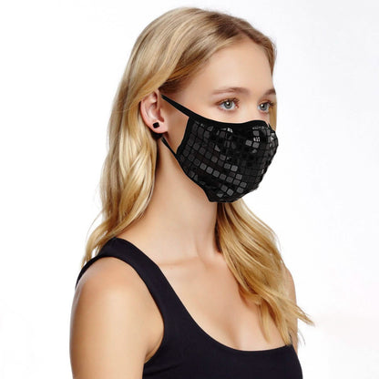 2-Pack: Reusable Fitted Fabric PVC Mask