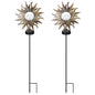 2-Pack: Solar Powered Glass Globe Stake Lamp