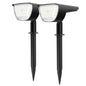2-Pack: Solarek 32 LEDs Solar Landscape Spotlights