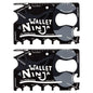 2-Pack: Wallet Ninja 18-in-1 Credit Card Sized Multi-tool