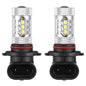 2-Piece: 980LM 80W 9006 HB4 LED Fog DRL Light Bulb