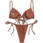 2-Piece Set: Thong Brazilian Bikini Swimsuit