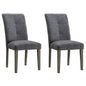 2-Pieces Set: Dining Room Chairs with Solid Wood Legs
