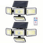 2-Pieces Set: Super Bright Solar Motion Sensor Outdoor Light