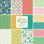 5in Squares,42pcs/bundle Organic