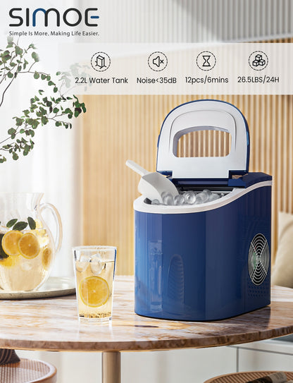 Mini Portable Compact Electric Ice Maker Machine