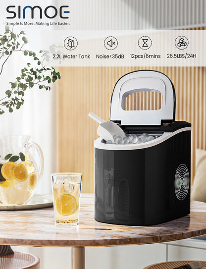 Mini Portable Compact Electric Ice Maker Machine