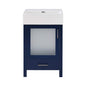 Nuvia 20-Inch Modern Bathroom Vanity With Ceramic Sink And Storage Cabinet (SAK83047)