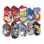 20-Pair: Licensed Assorted Kids' No-Show Socks