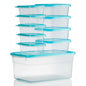 20-Piece Set: Chef's Star BPA-Free Reusable Microwavable Meal Prep Containers