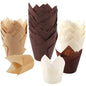 200-Piece:Tulip Cupcake Baking Cups