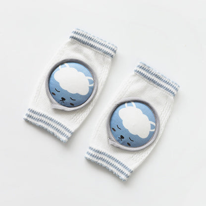 Baby Crawling Knee Pad with Cotton, Sponge Filling and Mesh Panel