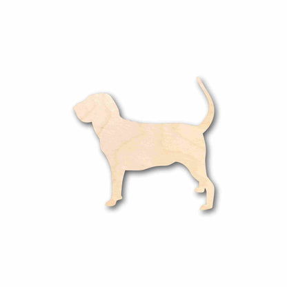 Unfinished Wood Bloodhound Dog Silhouette - Craft- up to 46" DIY