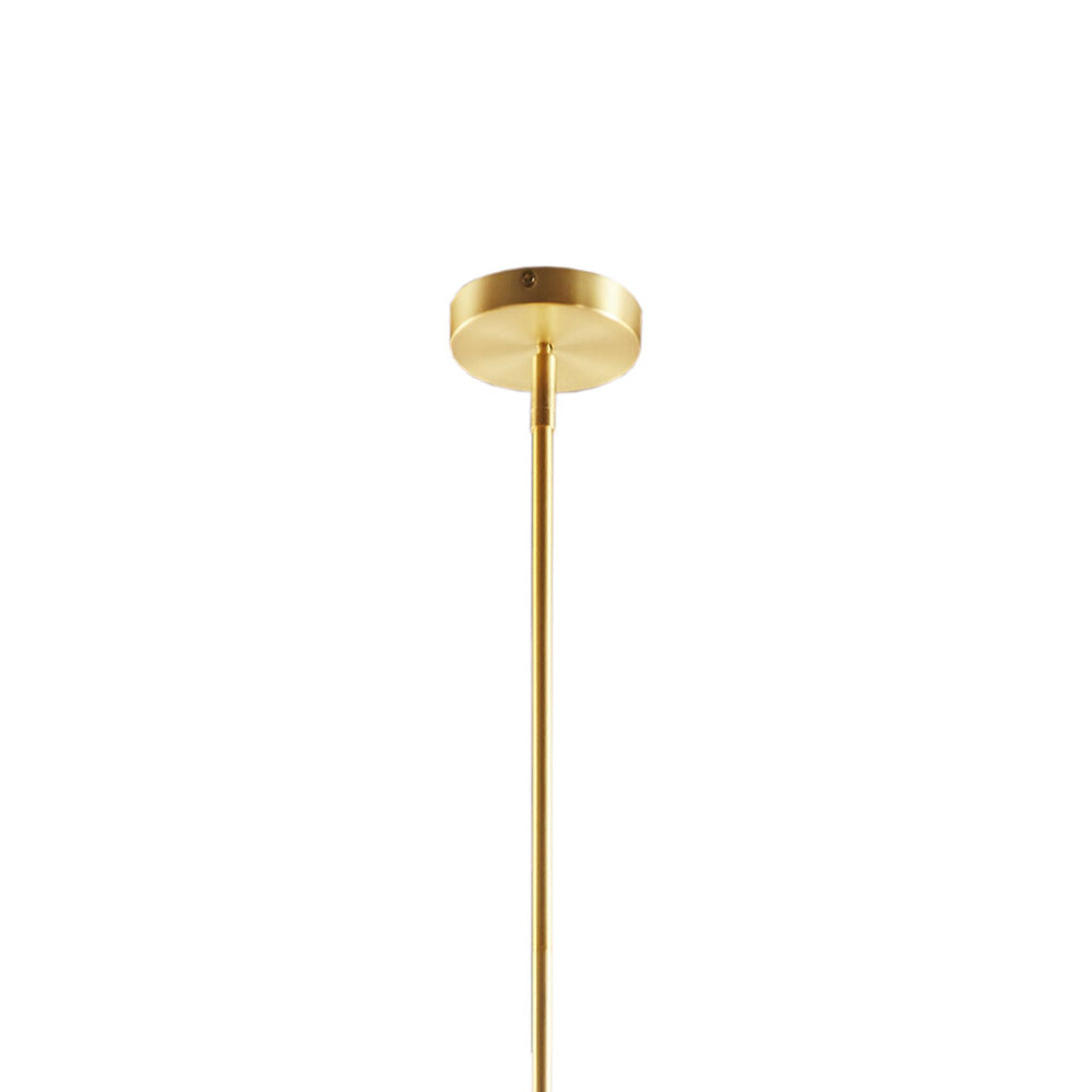 5-Light Drum Shade Chandelier | Cotton-Linen Fabric Shade with Plated Brass Frame, Adjustable to 62.5" — Black, Gold or Silver