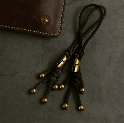 Handcrafted Solid Brass Spartan Warrior Keychain