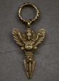 Solid Brass Oriental Mystic Bird Keychain