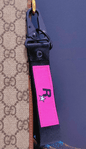 Rockstar Double-sided Embroidered Keychain