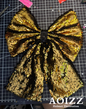 AOIZZ™ Handcrafted Helmet Flip-Color Bow