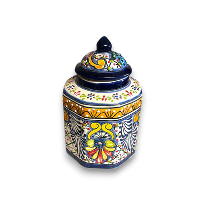 Talavera Canister Set | Colorful Handmade Mexican Kitchen Jars