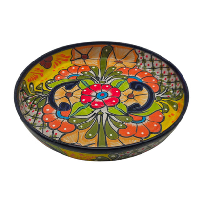 Talavera Appetizer Tray Set | Mexican Hand-Painted Pottery