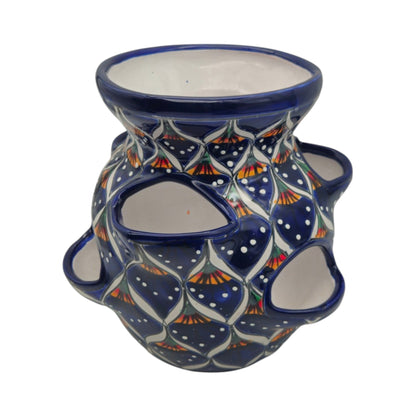 Talavera Strawberry Planter | Blue Peacock Design