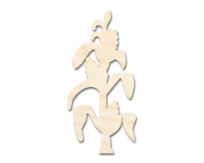 Unfinished Wood Corn Stalk Shape | Craft Cutout | up to 46" DIY