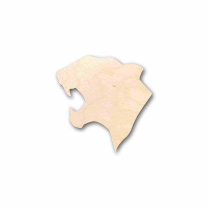 Unfinished Wood Cougar Head Silhouette - Craft- up to 46" DIY