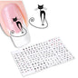 1 Sheet Cat Nail Art Sticker