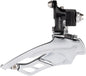 microSHIFT R10 Front Derailleur - 10-Speed Triple 50/39/30t Braze-On Shimano Compatible BLK