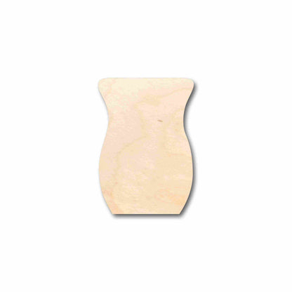 Unfinished Wood Flower Vase Silhouette - Craft- up to 46" DIY