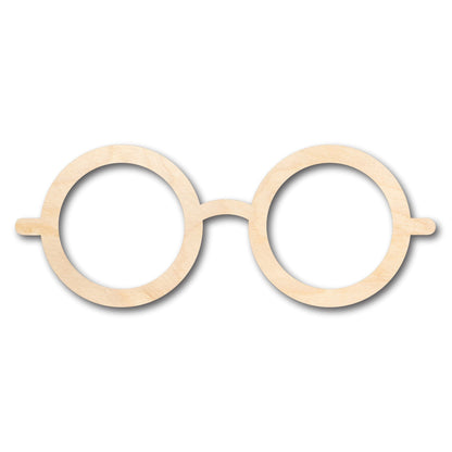 Unfinished Wood Glasses Shape - Craft - up to 46" DIY
