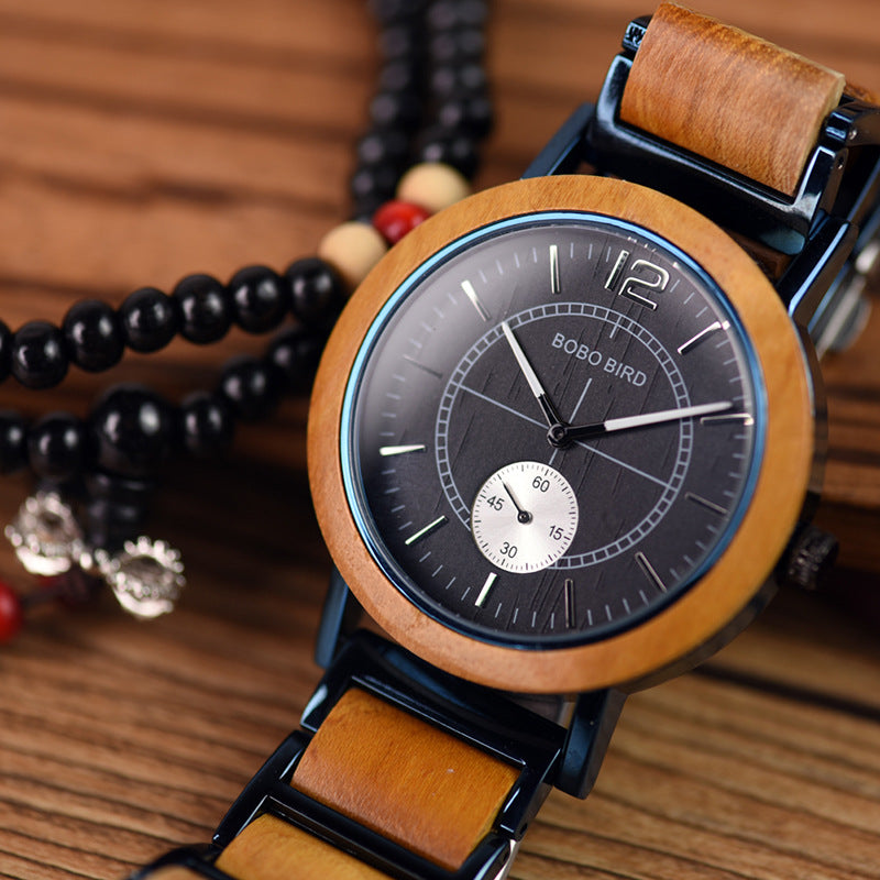 Minimalist-style Classic Wooden Analog Quartz Watch