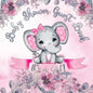 It's a Girl! Baby Shower Guest Book: A Joyful Event with Elephant & Pink Theme, Personalized Wishes, Parenting Advice, Sign-In, Gift Log, Keepsake Pho - Paperback