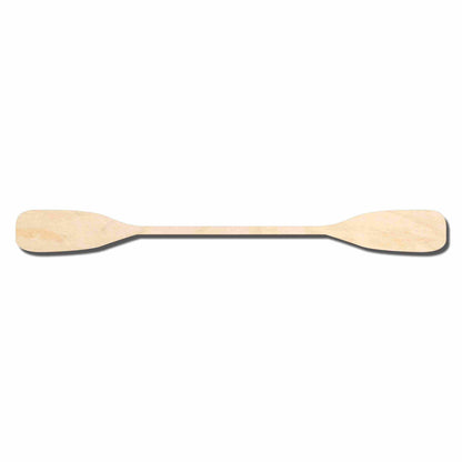 Unfinished Wood Kayak Oars Silhouette - Craft- up to 46" DIY