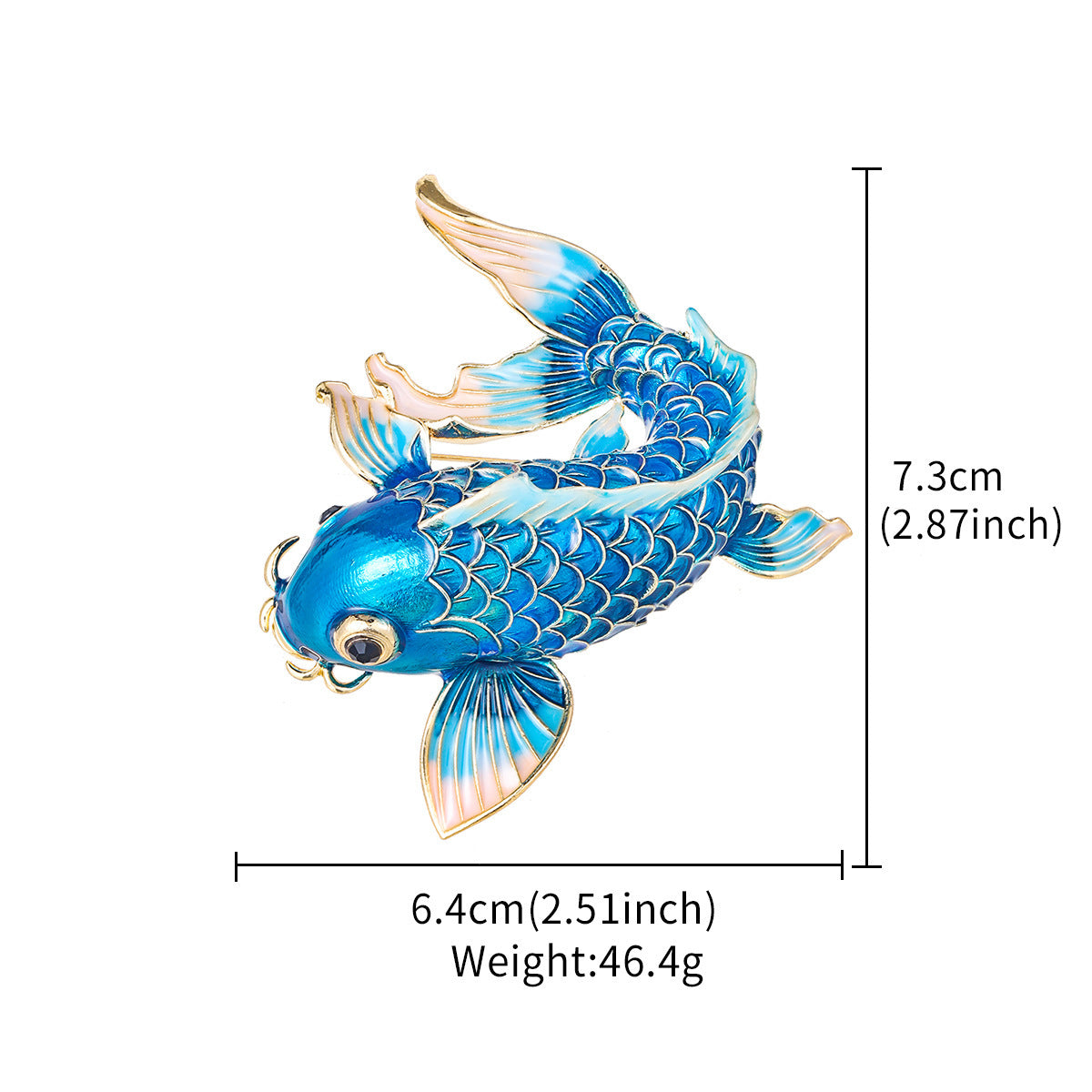 Enamel-dripped Lobster Brooch Accessory For Women