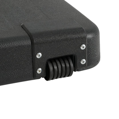 Patio Umbrella Base Square Concrete Resin Black 114 LB 22x22x14 In