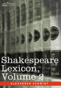 Shakespeare Lexicon, Vol. 2 - Hardcover