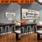Upgrade Your 20x10 Inches 'Personalized Bourbon Bar' Canvas To 48x24 Inches