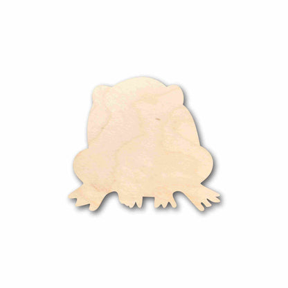 Unfinished Wood Toad Silhouette - Craft- up to 46" DIY